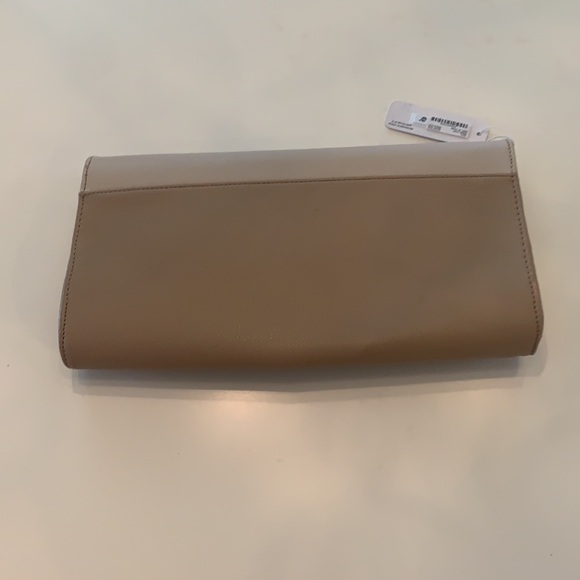 Charming Charlie 2 tone clutch . Crystals on gold metal closure . NWT - Picture 8 of 9